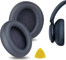 "Geekria QuickFit" pakaitiniai baltyminės odos ausų įdėklai "Anker Soundcore Life Q30", "Soundcore by Anker Life Q35" ausinių ausinių įdėklai, ausinių ausinių įdėklai, remonto dalys (mėlyni)