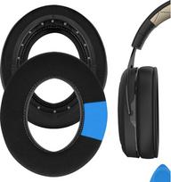 "Geekria Sport Cooling Gel" pakaitiniai ausinių įdėklai, skirti "Corsair HS70 PRO", "HS60 PRO", "HS50 PRO" ausinių ausinių įdėklams, ausinių ausinių įdėklams, ausinių kaušelių remonto dalims (juodi)