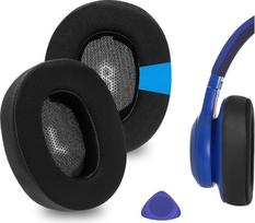 "Geekria Sport Cooling Gel" pakaitiniai ausinių pagalvėlės, skirtos JBL E55BT ausinėms ausinėms ausinių pagalvėlė ausinių pagalvėlė ausinių pagalvėlės ausinių pagalvėlės dangtelis remonto dalys (juoda)