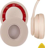 "Geekria" ausinių pagalvėlės "Beats by Dr. Dre Solo3", "Solo 3.0 On-Ear" ausinėms pakeisti ausinių pagalvėlę / ausies pagalvėlę / ausies kaušelį / ausies dangtelį / ausies pagalvėlės remonto dalis (matinis auksas)