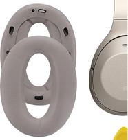 "Geekria" ausinių pagalvėlių pakaitalas "Sony" WH1000XM2, MDR-1000X ausinėms / pakaitinės ausinių pagalvėlės su spaustuku / ausinių pagalvėlių remonto dalys (šampano aukso spalvos / plastikinis žiedas / derinimo medvilnė)