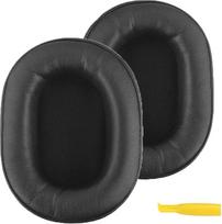 "Geekria" ausinių pagalvėlės, skirtos ATH M30, M35, M50, M50X, M50s, SONY MDR-7506, MDR-V6, MDR-CD900ST ausinėms Keičiamos ausų pagalvėlės / ausų pagalvėlės / ausų kaušeliai / ausų dangteliai / ausų pagalvėlių remonto dalys (juoda)