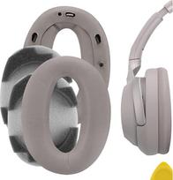 "Geekria" ausinių pagalvėlių pakaitalas "Sony" WH1000XM2, MDR-1000X ausinėms / pakaitinės ausinių pagalvėlės su spaustuku / ausinių pagalvėlių remonto dalys (šampano aukso spalvos / plastikinis žiedas / derinimo medvilnė)