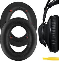 "Geekria" pakaitiniai "HyperX Cloud Revolver" / "Revolver S" žaidimų ausinių ausinių remonto dalys (juodos spalvos)