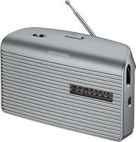 "Grundig Music 60X Grey" radijo imtuvas, FM, 2 bangų diapazonai, galima rinktis iš daugybės siųstuvų, kokybiškas garsiakalbis, individualaus garso nustatymas, automatinis garsumo reguliavimas, pilka spalva