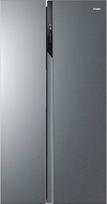 "Haier HSR3918FNPG", "side-by-side", aukštis 177,5 cm, 337 l šaldytuvo talpa, 191 l šaldiklio talpa, be šerkšno, durelių ekranas