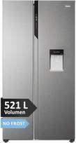 "Haier" šaldytuvo su šaldikliu kombinacija "Side-by-Side", HSR5918DWMP, laisvai pastatomas, be šerkšno, 177,5 x 90,8 x 65,9 cm, šaldytuvas "Side-by-Side" su vandens rezervuaru, be vandens jungties, šaldytuvas "Side-by-Side", 521 l