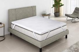 "Imperial Confort 5 Viscolastic Toppers", "Memory Foam" elastingas audinys, baltas, 140 x 180 cm