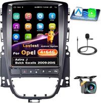 "Inefala" 8 branduolių radijo imtuvas, skirtas "Opel Astra J/Buick Excelle 2009-2015" 4+64G "Android 15" su belaidžiu "CarPlay" "Android" automobiliui, 9,7 colių ekranas su EQ 26UI FM RDS GPS Bluetooth WiFi SWC AHD galinio vaizdo kamera