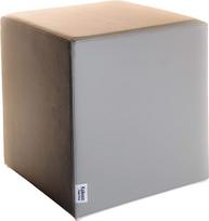 "Kaikoon Seat Cube" šviesiai pilka dirbtinė oda - taburetė 35 x 35 x 45 cm, skirta renginiams, parodoms ir maitinimui
