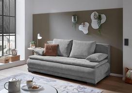 "Liam" pilkos spalvos sofa lova - modernus dizainas su "Bonell Spring" spyruoklių šerdimi, lovos dėže ir miego funkcija, užtikrinanti didžiausią komfortą svetainėje ir svečių kambaryje
