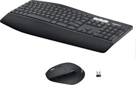 "Logitech MK850" belaidės klaviatūros ir pelės rinkinys, "Bluetooth" ir 2,4 GHz ryšys per USB imtuvą, daug įrenginių, nuo 24 iki 36 mėnesių baterijos veikimo laikas, delnų atrama, vokiškas QWERTZ išdėstymas