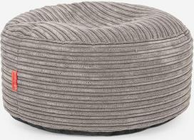 "Lounge Pug" didelis apvalus pufas, pufas, pupų maišo taburetė, didelis, Corduroy Mink