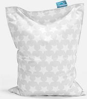 "Lounge Pug", vaikiška pagalvėlė "Bean Bag Cushion Grey Star Print
