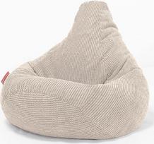 "Lounge Pug", žaidimų kėdė "Bean Bag Chair Pom-Pom Cream