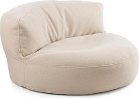 "Lumaland Teddy" serijos "Bean Bag Lounge Sofa Indoor Bean Bag" su užpildu - suaugusiesiems ir vaikams Mini sofa, įskaitant EPS karoliukų sėdynės pagalvėlę sėdėjimui ir gulėjimui - 90 x 50 x 30 cm