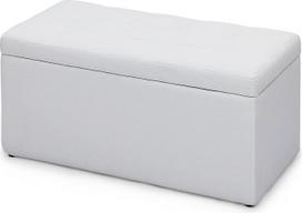 "Magshion Ottoman Bench" 80 cm kojūgalis minkštasuolis minkštas audinio suoliukas gyvenamajam kambariui miegamajame įėjimas 660 svarų apkrovos talpa balta