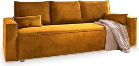 "Masseno Alatri" sofa su miego funkcija, sofa su lovos dėže, svetainės sofa, sofa, sofa lova, sofos komplektas, geltona, Monolith 48