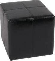 "Mendler Onex Cube" kėdė oda ir dirbtinė oda 36 x 36 x 36 cm MVG sertifikuota juoda
