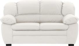 "Mivano" 3 vietų sofa "Casino" Didelė odinė sofa su moderniais kontrastiniais dygsniais 191 x 88 x 92 dirbtinė oda