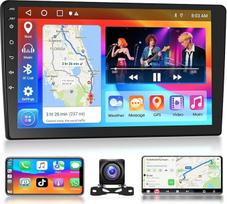 "Motorsi" belaidis "Apple Carplay" automobilinis radijas [2G+64G], 2-DIN 9 colių HD jutiklinis ekranas "Android" radijas, GPS navigacija/Bluetooth/Android Car/Mirror Link/Reversing Camera/Steering Wheel Control/FM/RDS+Mikrofonas