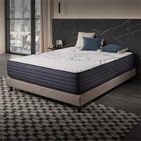 "Naturalex" - "Perfectsleep" kišeninis spyruoklinis čiužinys 150 x 190 cm kietumas H3/H4 - sertifikuotas "Oeko-Tex" - mėlynas 7 zonų latekso čiužinys 30 cm aukščio - pagamintas ES