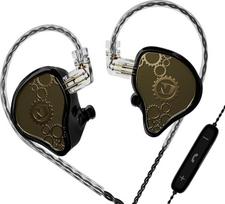 "ND Venus In-Ear Monitor" ausinės 10 mm dvigubo magnetinio dinaminio vairuotojo IEM ausinės "HiFi Gaming Earbuds" 2 kontaktų nuimamas kabelis (su mikrofonu, juodas 3,5 mm kištukas)