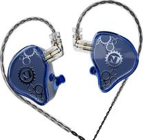 "ND Venus In-Ear Monitor" ausinės 10 mm dvigubo magnetinio dinaminio vairuotojo IEM ausinės HiFi žaidimų ausinės 2 kontaktų nuimamas kabelis (be mikrofono, mėlynas, 3,5 mm kištukas)