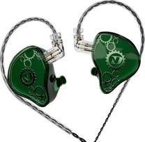 "ND Venus In-Ear Monitor" ausinės 10 mm dvigubo magnetinio dinaminio vairuotojo IEM ausinės HiFi žaidimų ausinės 2 kontaktų nuimamas kabelis (be mikrofono, žalias, 3,5 mm kištukas)