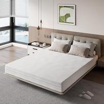 "Novilla" dvivietis atminties putų čiužinys 160 x 190 cm 7 zonų ergonominis bangų putų bambuko pluošto antialerginis vidutinio kietumo kvėpuojantis aukštis 16 cm