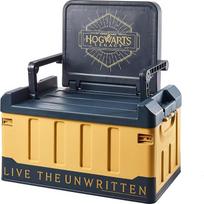 "Numskull Hogvarts Legacy 2-in-1" žaislų laikymo dėžė ir sulankstoma kėdė - žaidimų reikmenų organizatorius su dangčiu ir rankenomis šeimos kambariui, oficiali "Hogvarts Legacy" atributika