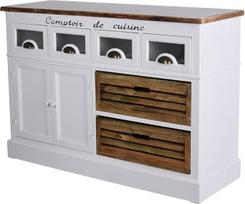 "Palazzo" bufetas "Shabby Vintage Effect White