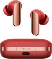 "realme Buds Air 7" belaidės "Bluetooth" ausinės, 12,4 mm žemų dažnių garsiakalbis, 48 val. atkūrimas, 52 dB ANC, 6 mikrofonai ENC, 45 ms delsos laikas, kosminis garsas, Hi-Res LHDC, IP55, ugninės raudonos spalvos