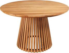 "Riess Ambiente" apvalus valgomojo stalas - Empire Teak - 120 cm - rudas - tikmedis, skirtas patalpoms lauke, atsparus atmosferos poveikiui