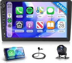 "Rimoody" 4G + 64G "Android" automobilinis radijas "VW Touareg" 2003-2010 m., 9 colių radijas su belaidžiu "Carplay" "Android" automobiline navigacija GPS Mirror Link Bluetooth FM/RDS/EQ WiFi atbulinės eigos kamera