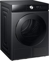 "Samsung DV90DB8845GBU2" DV8400D, 9 kg, A energinio efektyvumo klasė, džiovyklė su dirbtiniu valdymu ir aiškiu tekstiniu ekranu, "AI Dry+", "QuickDrive", "SuperSpeed", "SuperSquiet" programa, "SmartThings" programėlė, juoda