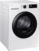"Samsung" DV91DG52A0AEEG Šilumos siurblio džiovyklė 9 kg C energijos vartojimo efektyvumo klasės džiovyklė su "WiFi SmartThings" programėle, LED ekranu, higienos programa, oro atnaujinimu, apsauga nuo raukšlių, balta