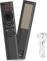 "Samsung" televizoriaus nuotolinio valdymo pultas, įkraunamas saulės nuotolinio valdymo pultas, skirtas "Samsung Frame Smart TV" televizoriui, saulės baterija, USB-C greitasis įkrovimas, suderinamas su "Samsung" nuotolinio valdymo pultu, skirtu 2025-2018