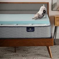 "Serta ThermaGel" vėsinantis slėgį mažinantis atminties putų čiužinys 2" Double Blue