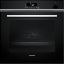 "Siemens" HR532GBS3 iQ300 Įmontuojama orkaitė su garų palaikymu 60 x 60 cm Kepimo ore funkcija 15 automatinių programų 3D karšto oro technologija LED jutiklinis ekranas Nerūdijantis plienas