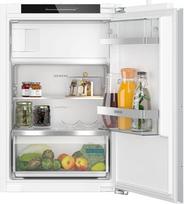 "Siemens" KI22LADD1 iQ500 įmontuojamas šaldytuvas su šaldikliu, 88 x 56 cm, 104 l aušinimo talpa ir 15 l šaldiklis, "SuperCooling" - greitesnis aušinimas, LED apšvietimas, plokšti vyriai su švelniu atitraukimu