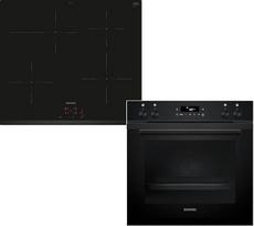 "Siemens" PQ212IAAB, iQ300 įmontuojamos kaitlentės rinkinys, kurį sudaro kaitlentė HE271ABB4, 60 x 60 cm, pirolizinis savaiminis valymas ir automatinis kepimas, indukcinė kaitlentė EI631CFB1E, kepimo zona, laikmatis, be rėmelio