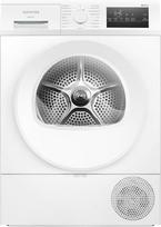 "Siemens" WT45HVA4, iQ300, džiovyklė su šilumos siurbliu, 8 kg, "autoDry", "super40" programa, 63 dB, jutiklinis LED ekranas, "SoftDry", lauko programa, "EasyClean" filtras, užraktas nuo vaikų, balta