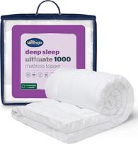 "Silentnight Ultimate Deep Sleep Topper" - itin storas gilus čiužinio viršutinis sluoksnis "Luxury Cotton Soft" - skalbiamas skalbimo mašinoje
