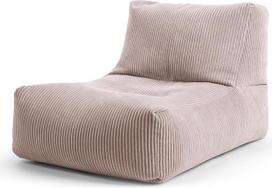 "Sitting Point Shara Rock Corduroy Bean Bag", rožinis