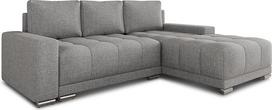 "Sofnet Pavo" kampinė sofa su miego funkcija ir lovos dėže - didelė sofa, sofa, sofos komplektas, kampinė sofa, kampinė sofa, kampinis sofos komplektas - universalus baldas (pilka (Sawana 21))