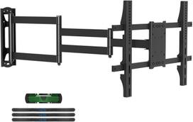"suptek" televizoriaus laikiklis 600 x 400 mm, maks. Atstumas iki sienos 1020 mm, pakreipimas +5°/-10°, pasukimas ±90°, tinka 32-75 colių televizoriams, iki 40 kg, universalus aukščiausios klasės sieninis laikiklis televizoriams, plazminiams, LCD, LED, OL