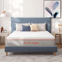 "Sweetnight" čiužinys 150 x 190 cm Šaltųjų putų čiužinio aukštis 22 cm Kietumas H4 ir H3 Ergonomiškas 7 zonų Oeko-Tex sertifikuotas ritininis čiužinys Komfortiškas kvėpuojantis su skalbiamu čiužinio užvalkalu