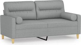"Tidyard" dvivietė sofa su dekoratyvine pagalvėle, sofa lova, sofa lova, svetainė, medžiaginė sofa, sofa lova, sofa lova, svetainės sofa, svetainės sofa, minkšta sofa, 158 x 77 x 80 cm (plotis x gylis x aukštis)