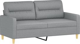 "Tidyard" dvivietė sofa, poilsio sofa su porankiais, sofa lova, atlošo pagalvėlė, sofa kėdė, svetainės sofa, dizaino sofa, medžiaginė sofa, metalinis rėmas, 158 x 77 x 80 cm (plotis x gylis x aukštis), audinys metalas,
